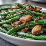 Roasted Garlic Green Beans