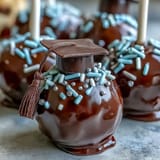 Graduation Cake Pops School Colors