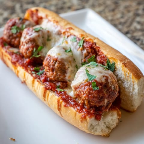 Meatball Sub Marinara Provolone #13