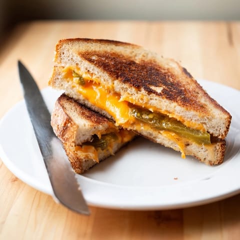 Cheddar Jalapeño Grilled Cheese