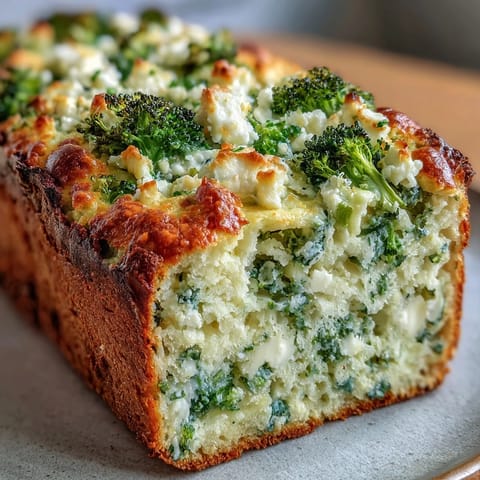 Warm slices of Broccoli and Feta Loaf on a wooden board, served with butter for a savory snack.