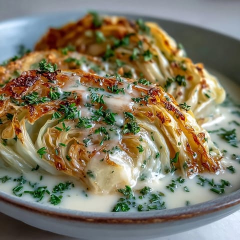Herby Cabbage in Parmesan Broth served in shallow bowls with extra grated Parmesan and fresh herbs.