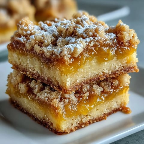 Freshly baked Homemade Lemon Crumb Bars cooling on a wire rack, showcasing golden crumb topping over bright yellow citrus layers.