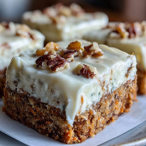 Carrot Cake Cheesecake Bars