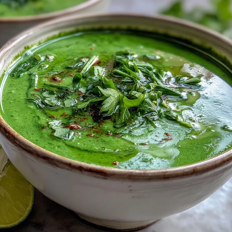Steaming pot of Spinach Coriander Lemongrass Soup simmering with ginger, lemongrass, and warming spices for a cozy meal.