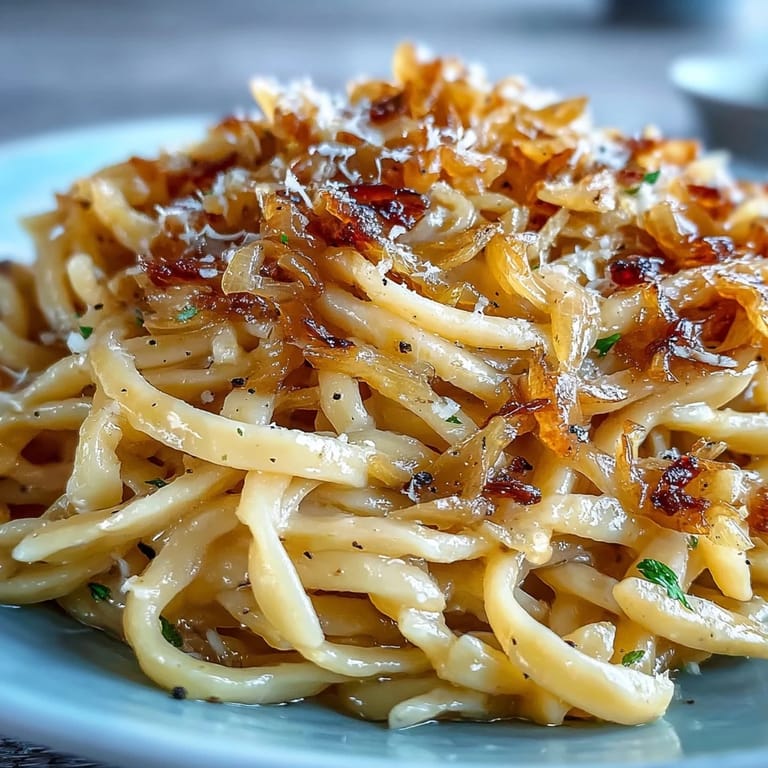 Steaming bowl of Cabbage Pasta With Garlic and Parmesan, topped with lemon zest and red pepper flakes for a weeknight dinner.