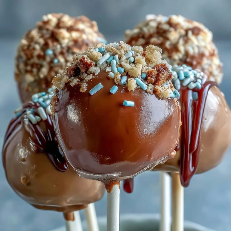 Delicious cake pops in your school colors, coated with candy melts and sparkling gold sprinkles for a graduation party.