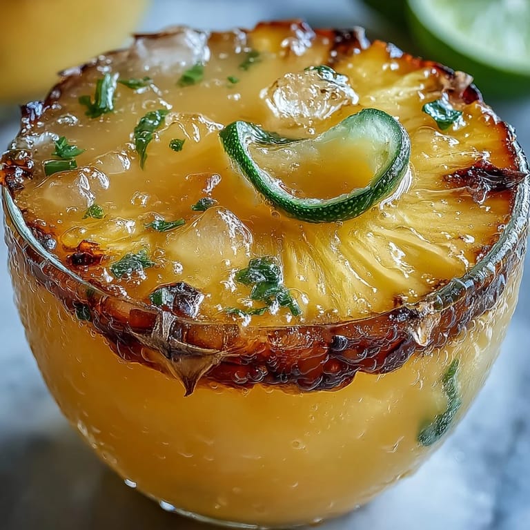 A cool glass of Pineapple Jalapeño Agua Fresca, delicately spiced and wonderfully fruity.