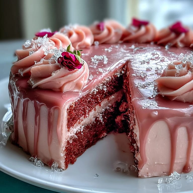 Beautifully decorated Bridal Shower Rosé cake, a festive centerpiece for celebrations.