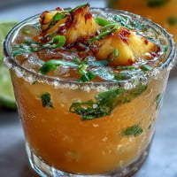 Vibrant Pineapple Jalapeño Agua Fresca, a refreshing Mexican drink bursting with flavor.